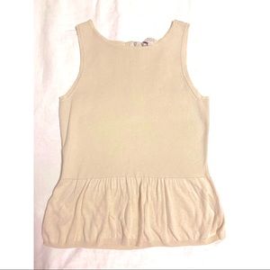 Loft Sweater Peplum Vest